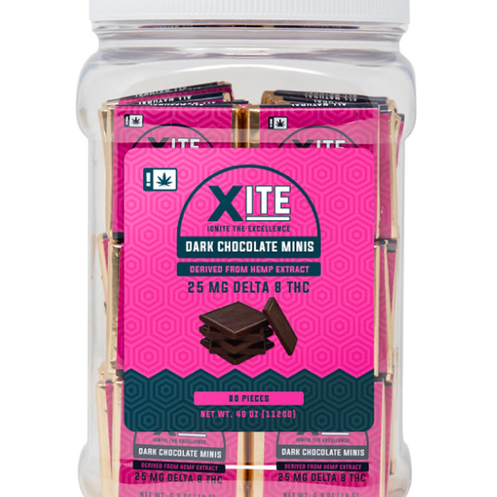 Dark Chocolate Mini (25mg Delta-8 THC)